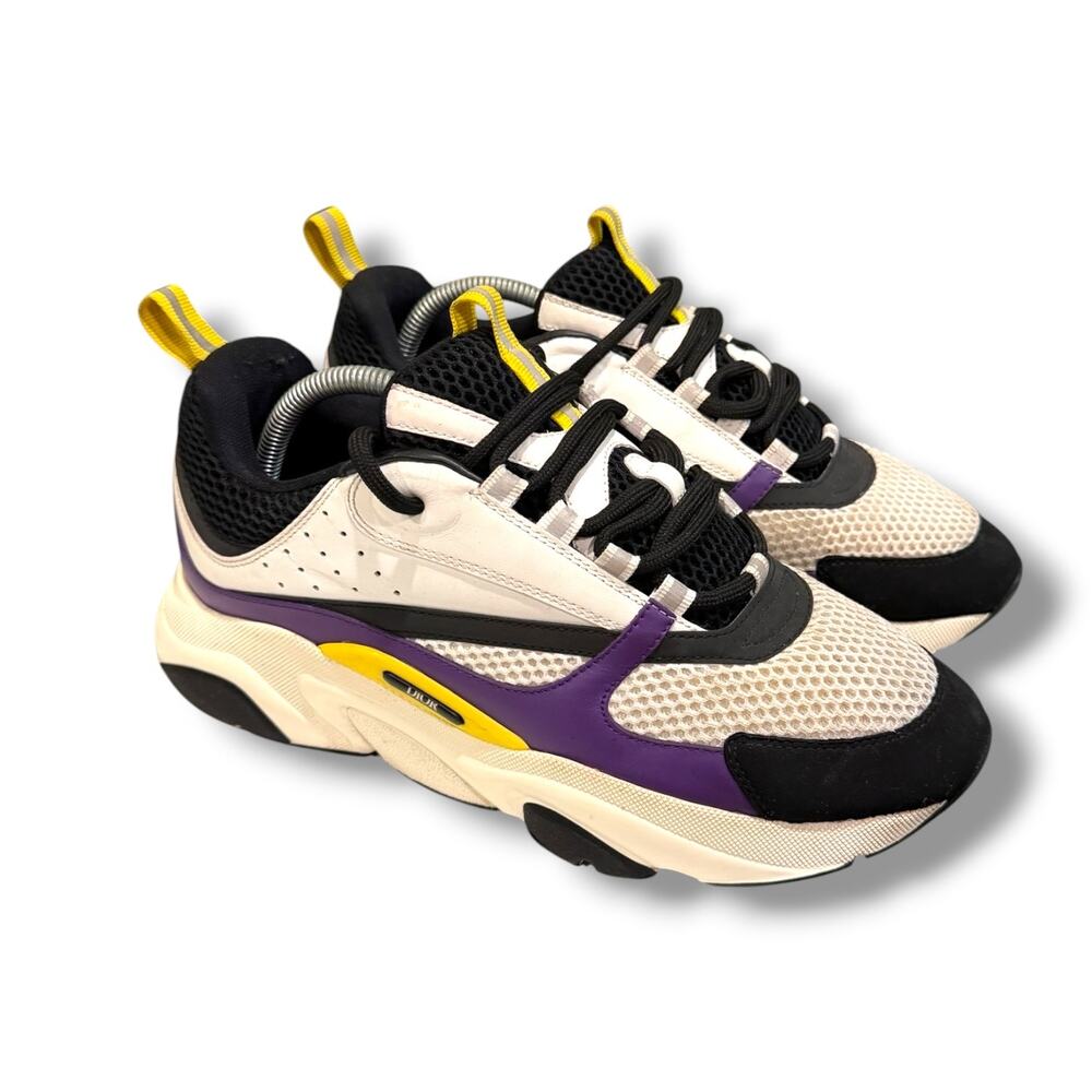 Dior B22 'Violet White' Low-Top Sneakers (discontinued)| Size 42EU(9US)